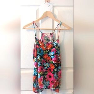 🌸 Tropical Florals Strappy Tank